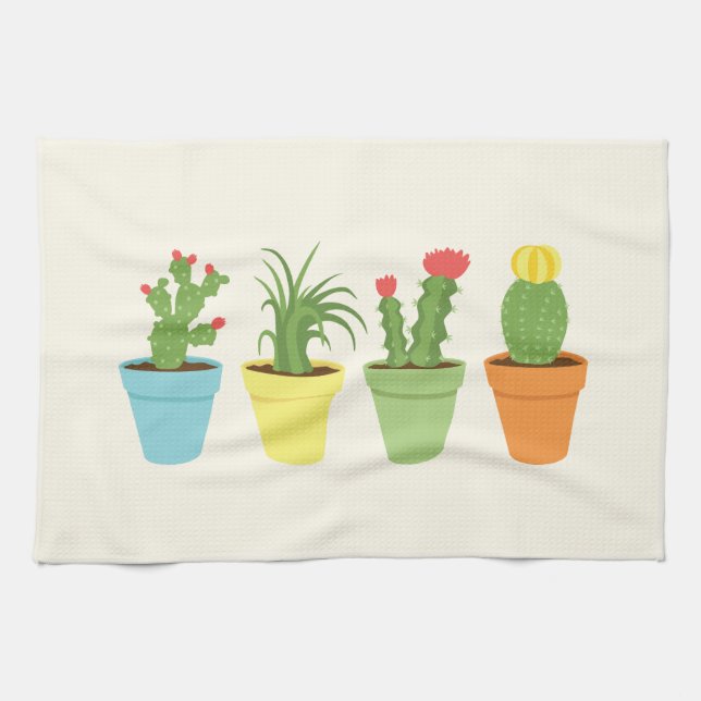 Cactus Dish Towel (Horizontal)