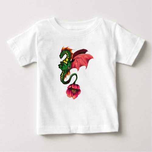 Cactus Dragon Baby T_Shirt