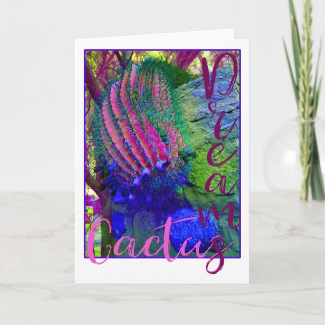 Cactus Dreams  blank notecard (Front)