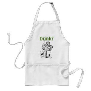 Cactus Drink Adult Apron