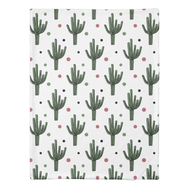 Cactus Duvet Cover (Back)