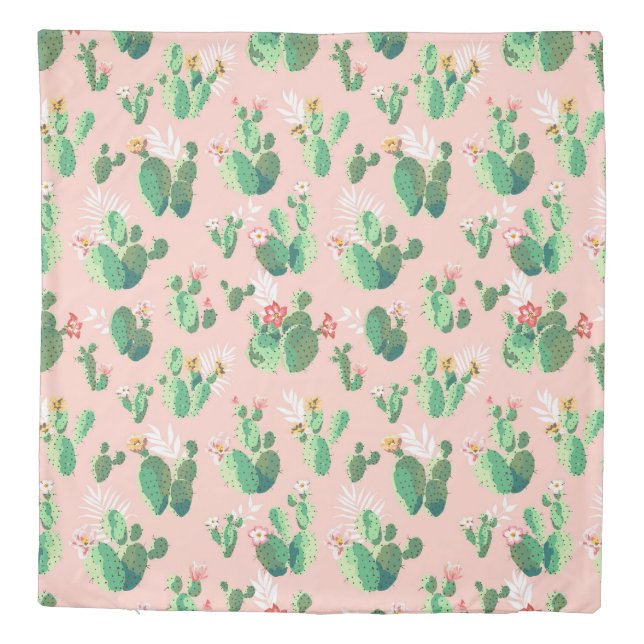 Cactus Duvet Cover (Back)