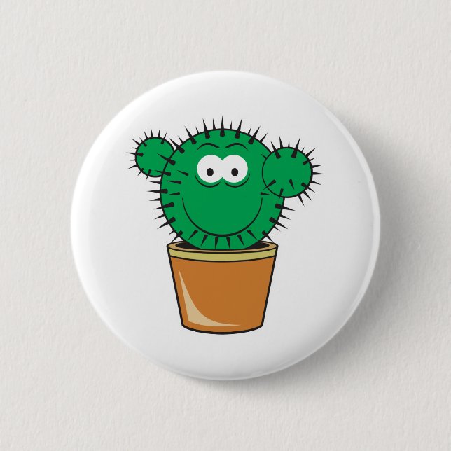 Cactus Face Button (Front)