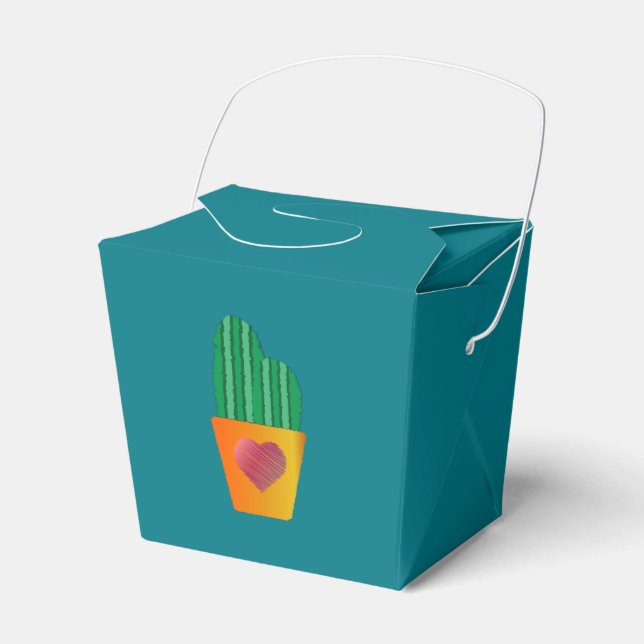 Cactus Favor Boxes (Front Side)
