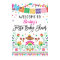 Cactus Fiesta Baby Shower Welcome Poster Decor