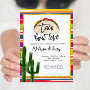 Cactus Fiesta Couples Shower Mexican Invitation