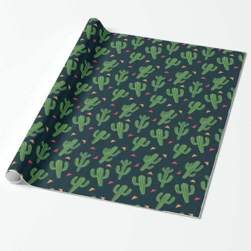 Cactus Fiesta Wrapping Paper