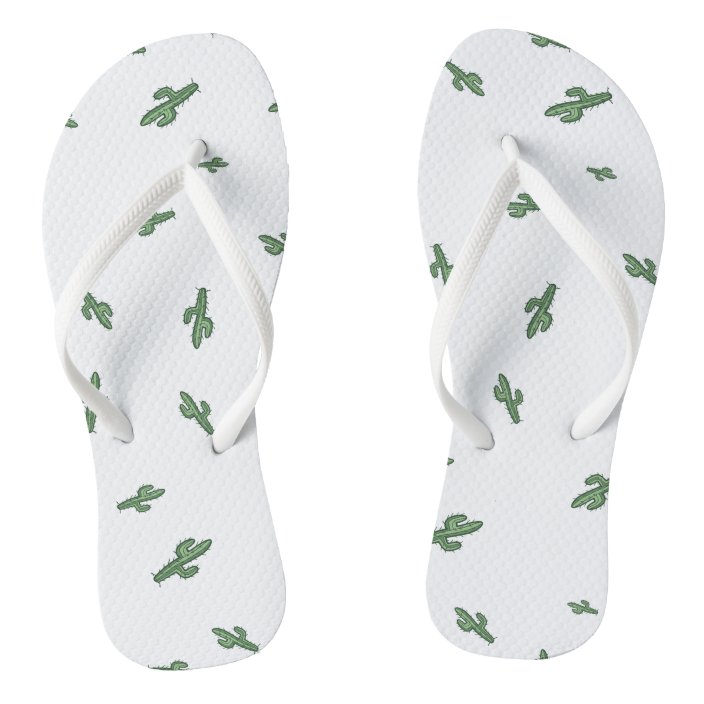 cactus flip flops