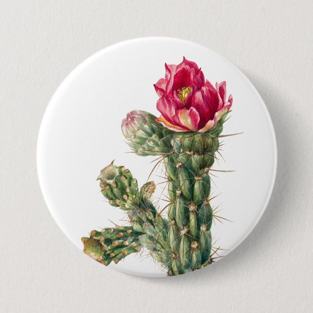 Cactus Flower Button (Front)