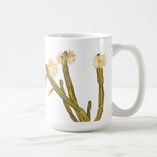 Cactus Flower Coffee Mug (Right)