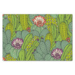 Cactus Flower Pattern Tissue Paper