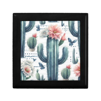 Cactus Flowers Gift Box