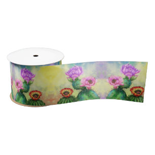 Cactus Flowers Ribbon