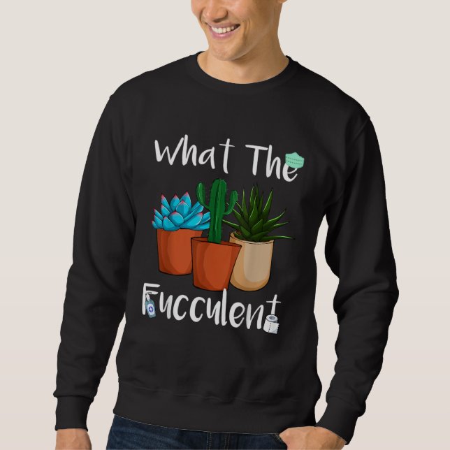 Cactus  for Men Plus Size Sweatshirt (Front)