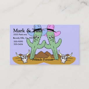 Cactus Friends Set Business Card