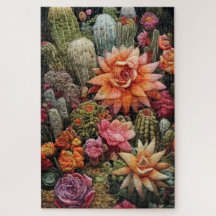 Cactus Garden Embroidery