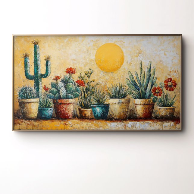 Cactus Garden In Pots Poster (Creator Uploaded)