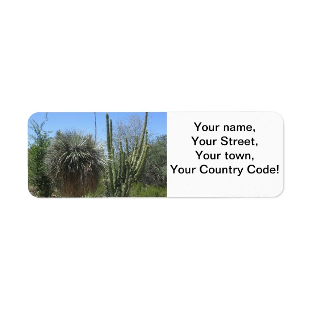 Cactus Garden Label (Front)