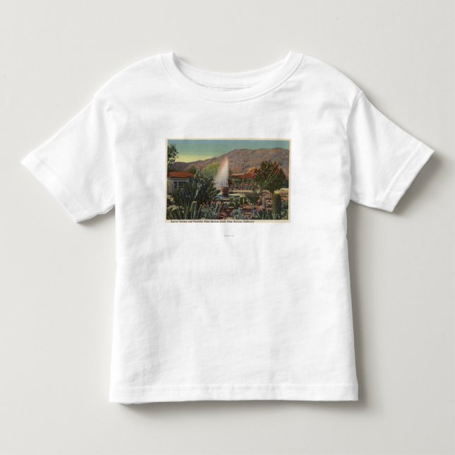 Cactus Garden, Palm Springs Hotel Toddler T-shirt (Front)