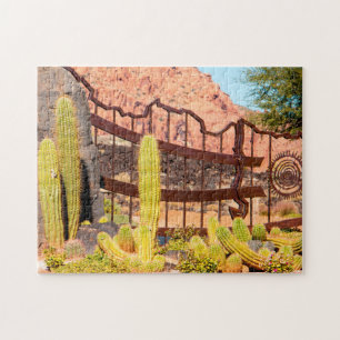 Cactus Garden Utah. Jigsaw Puzzle