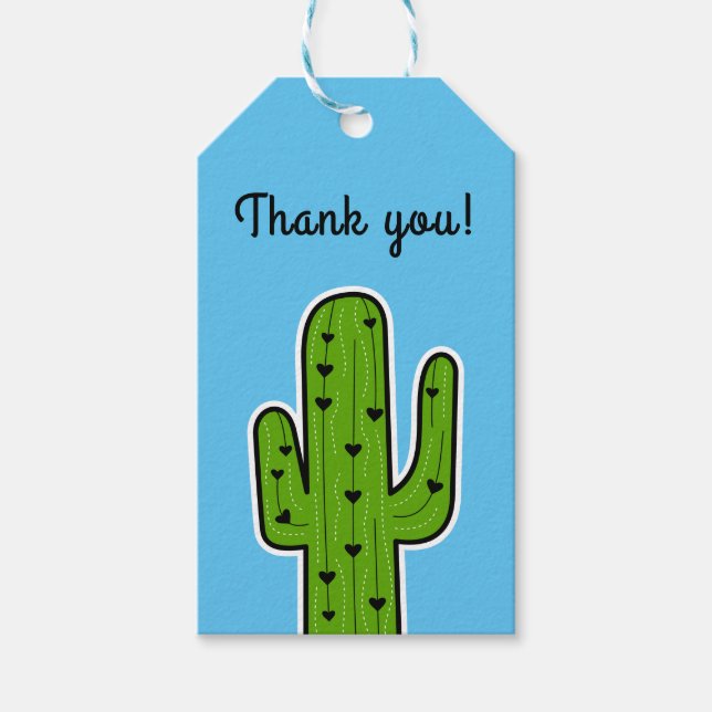 Cactus Gift Tags (Front)