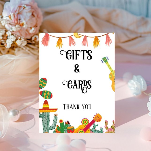 Cactus Gifts and Cards Bridal Shower Table Sign (Creator Uploaded)
