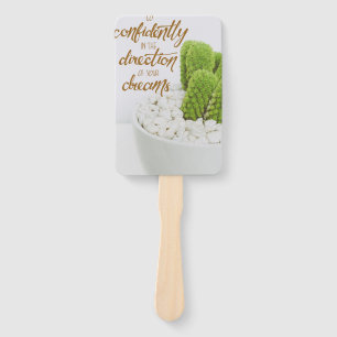 Cactus Go Confidently Hand Fan
