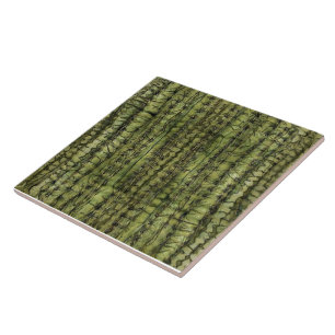 Cactus Green Kitchen Tile