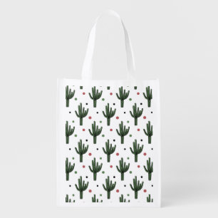 Cactus Grocery Bag