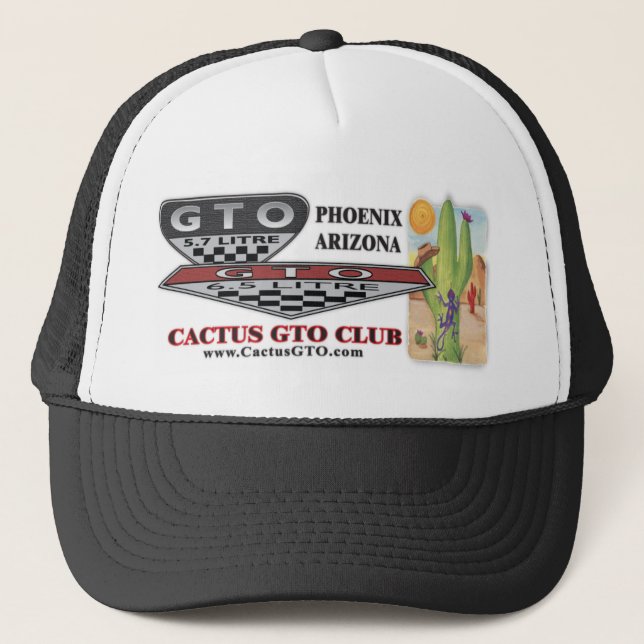 Cactus GTO Club Trucker Hat (Front)