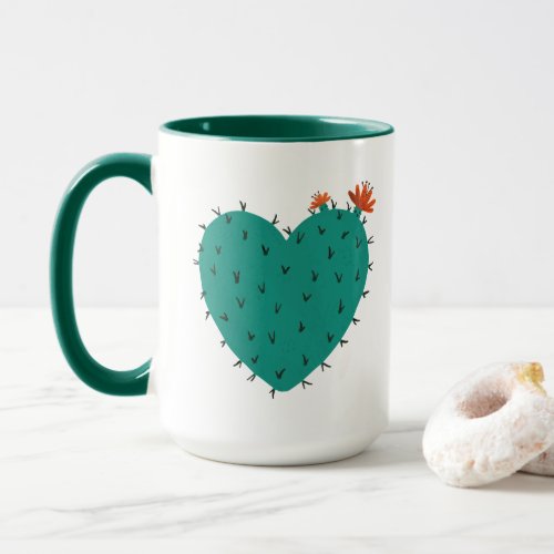 Cactus Heart Coffee Mug