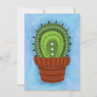 Cactus Houseplant Greeting Card