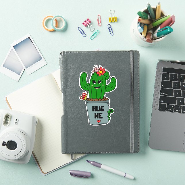 Cactus Hug  Sticker (iPad Cover)