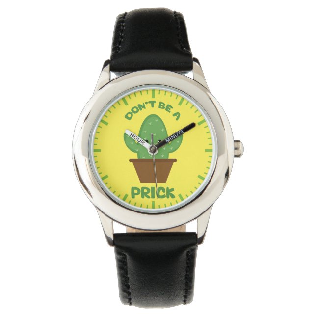 Cactus Humor - Funny Novelty Watch (Front)