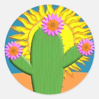 Cactus In A Sunny Day