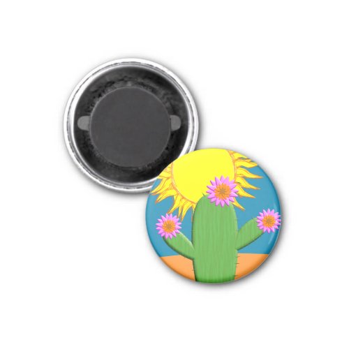 Cactus In A Sunny Day Magnet