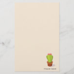 Cactus in Pot Stationery