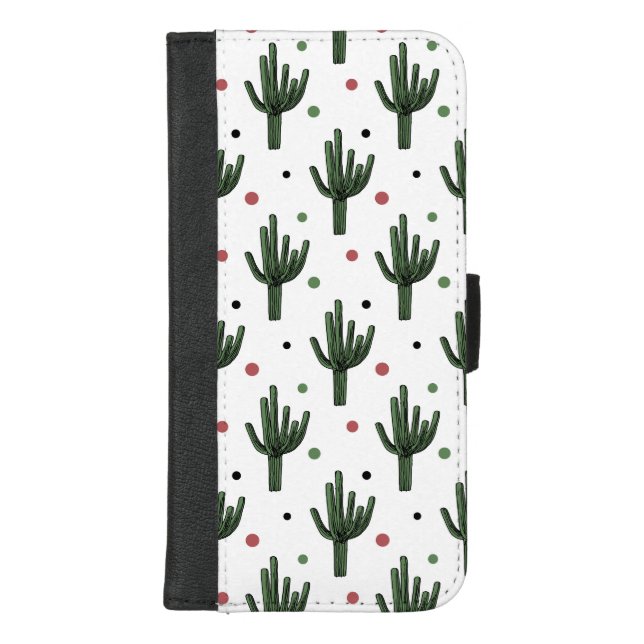 Cactus iPhone Wallet Case (Front)