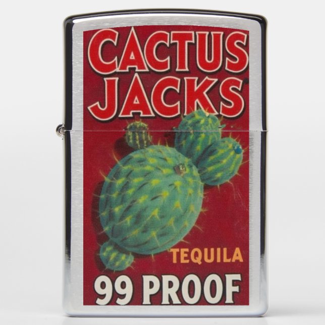 Cactus Jack's Tequila Zippo Lighter (Front)