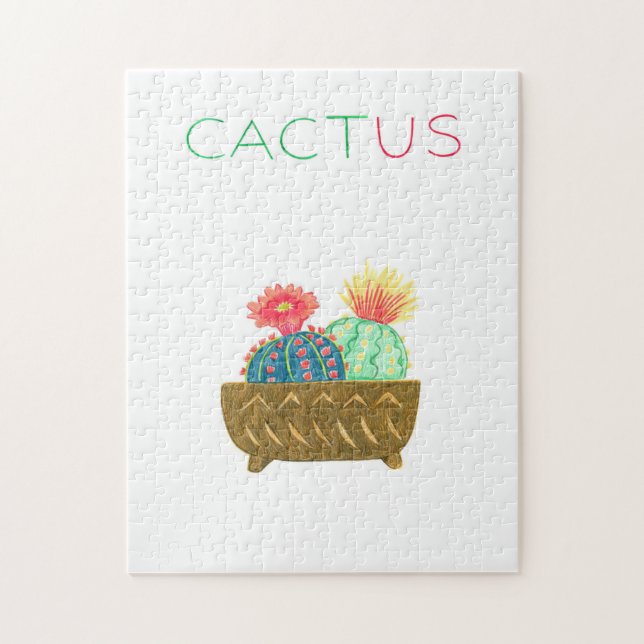 Cactus Jigsaw Puzzle (Vertical)