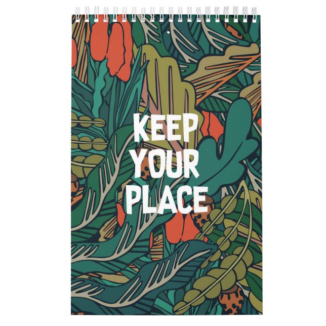 Cactus Keep Your Place Calendar (Cover)