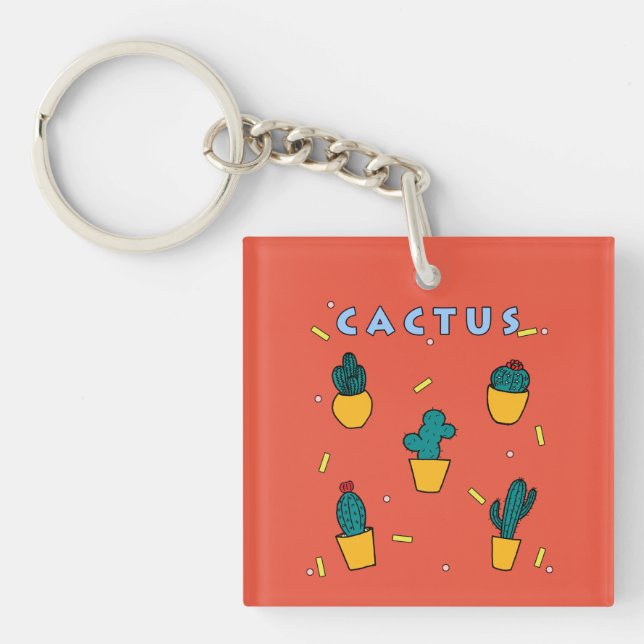 Cactus Keychain (Front)