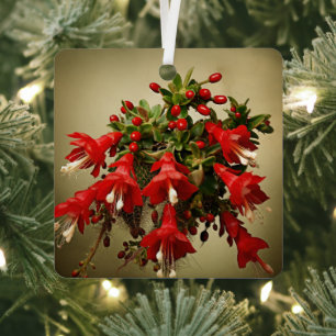 Cactus Kisses & Christmas Wishes – A Double-Sided Metal Ornament