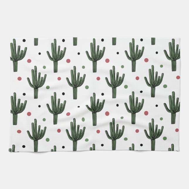 Cactus Kitchen Towel (Horizontal)