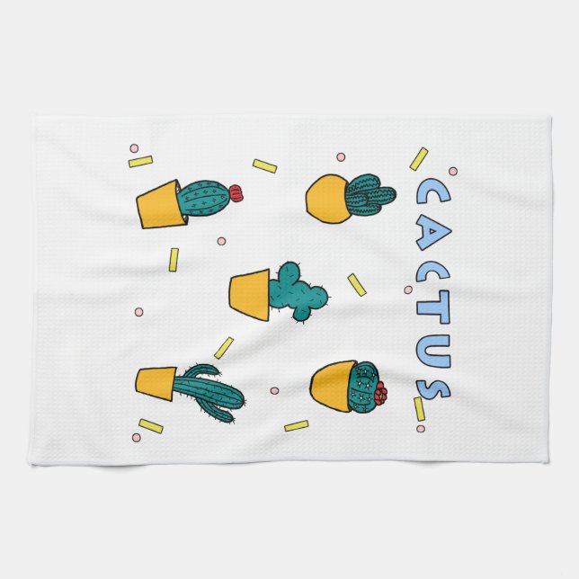 Cactus Kitchen Towel (Horizontal)
