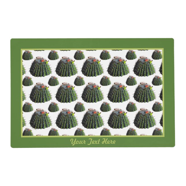 Cactus Laminated Placemat (Front)