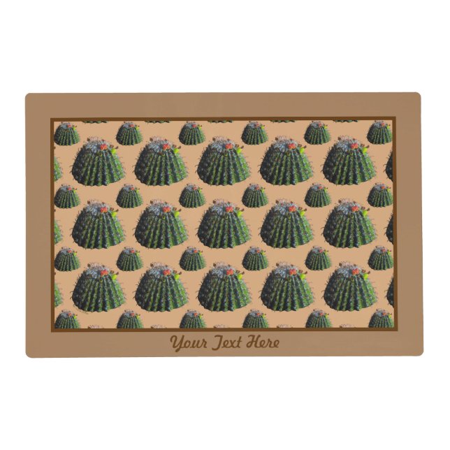 Cactus Laminated Placemat (Front)