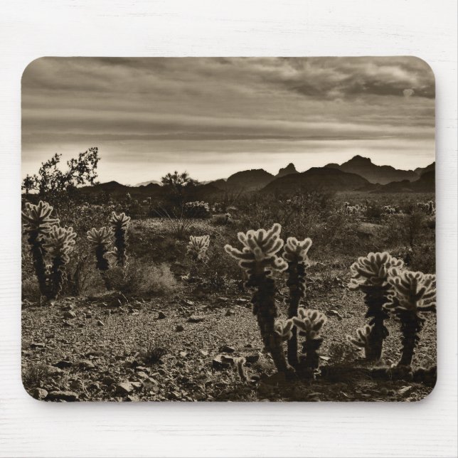Cactus Landscape Mouse Pad (Front)