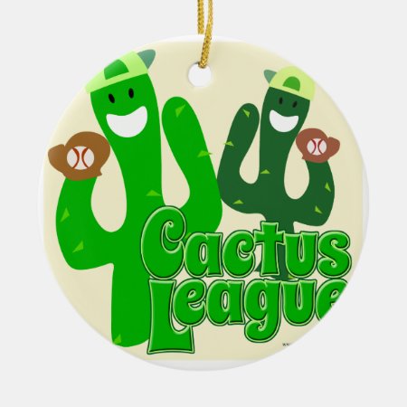 Cactus League Ceramic Ornament