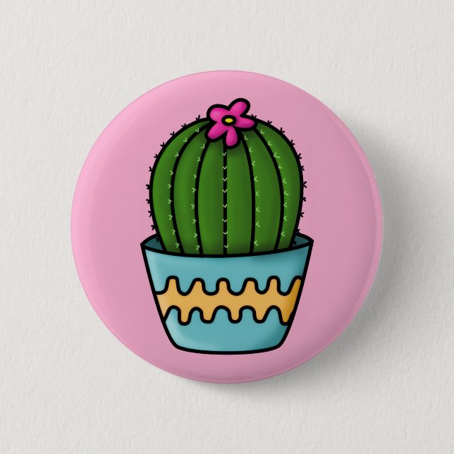 Cactus Line Button (Front)
